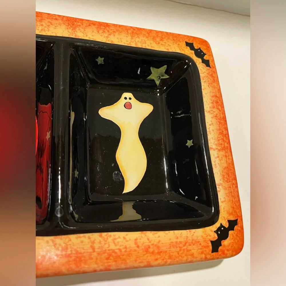 NWOT VINTAGE TARGET CERAMIC HALLOWEEN SERVING PLATTER.